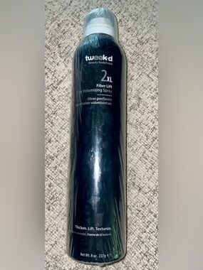 Tweak'd 2XL Fiber Lift Dry Volumizing Spray - Dark Teal Bottle